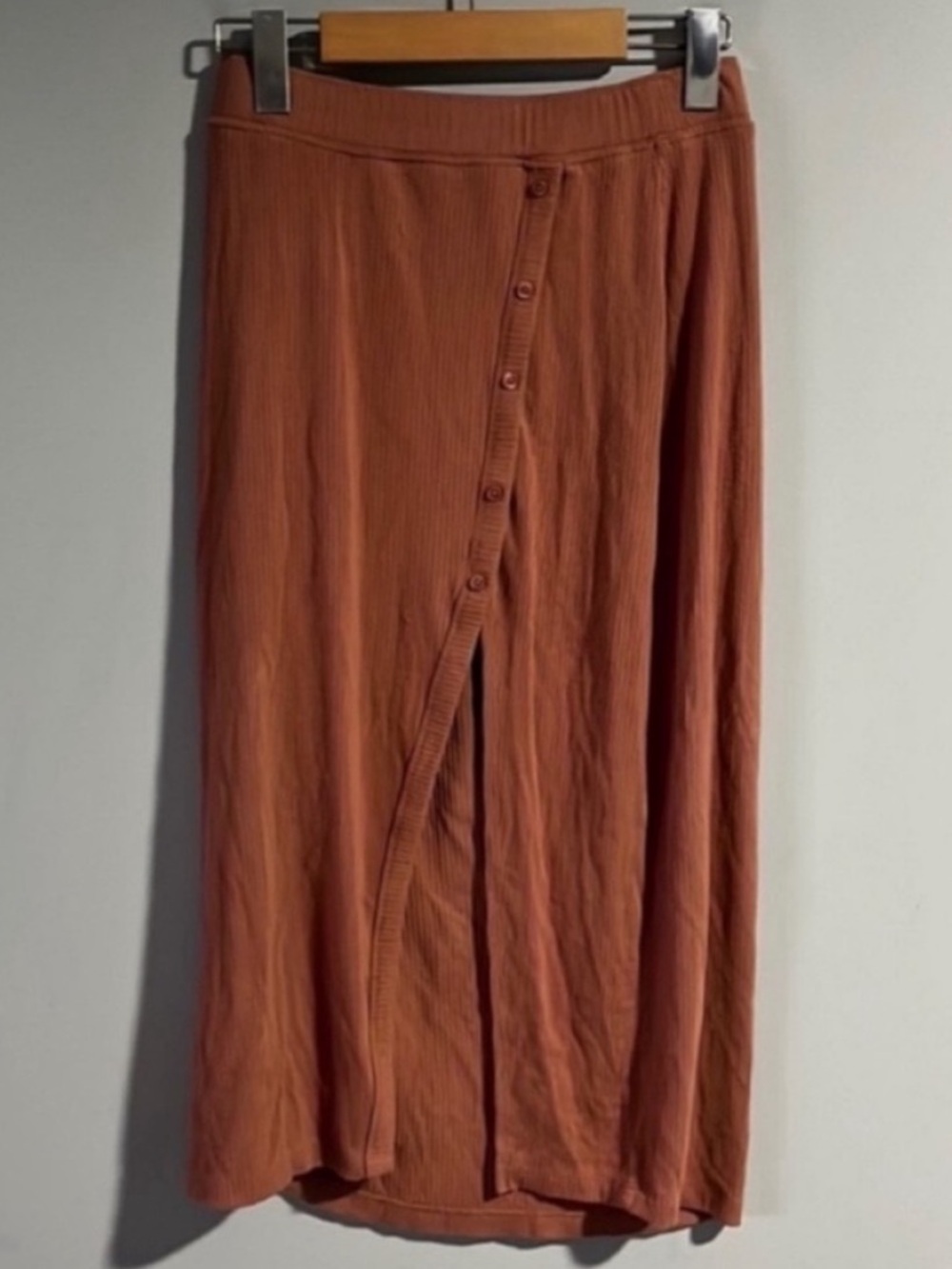Abercrombie & Fitch Ribbed Slit Skirt